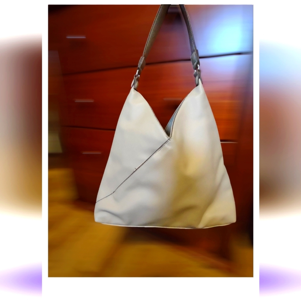 Anne Klein Taupe A-line Hobo P38 - Picture 5 of 10